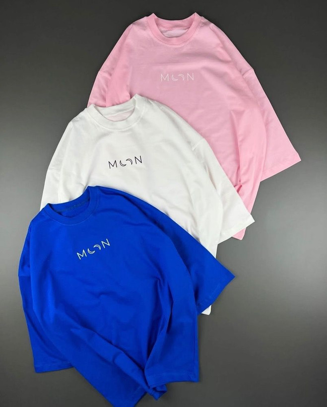 تیشرت باکسی MOON نخ پنبه 100%