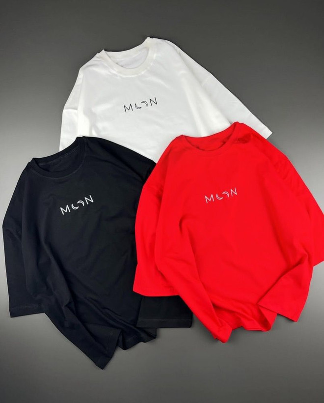 تیشرت باکسی MOON نخ پنبه 100%