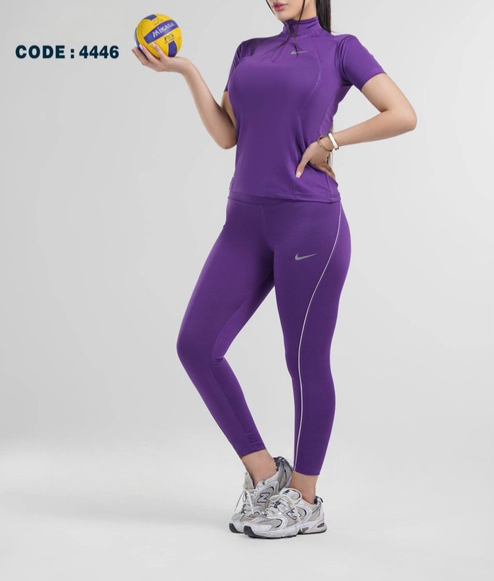 ست تیشرت و لگ نیم زیپ ورزشی NIKE