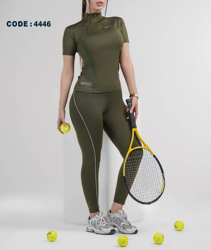 ست تیشرت و لگ نیم زیپ ورزشی NIKE