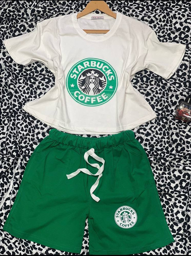 ست تیشرت و شورتک STARBUCKS
