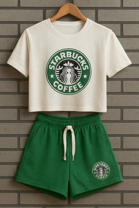 ست تیشرت و شورتک STARBUCKS
