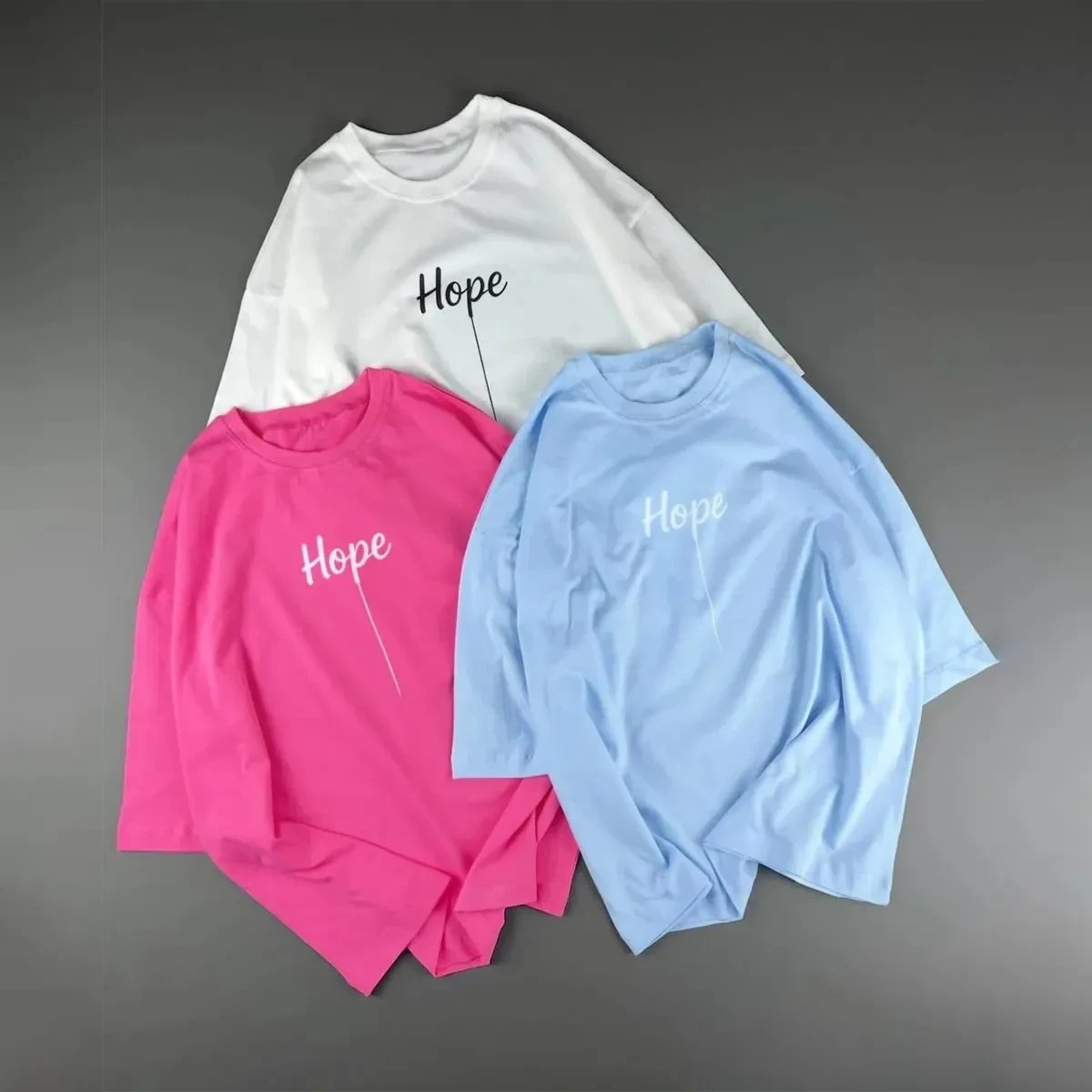 تیشرت باکسی چاپی طرح HOPE