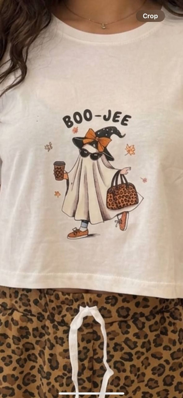 ست تیشرت و شورتک پلنگی روح BOO JEE