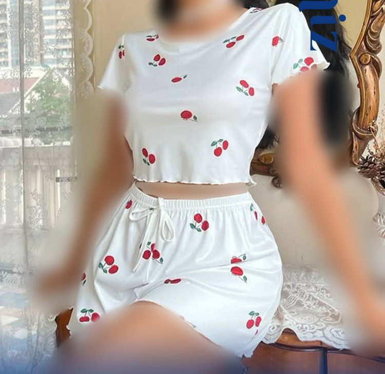 تیشرت و شورتک طرح گیلاس